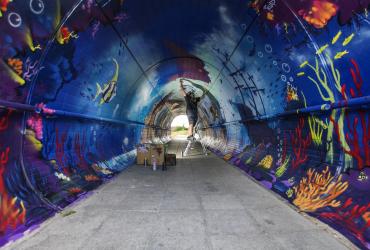 fresque tunnel
